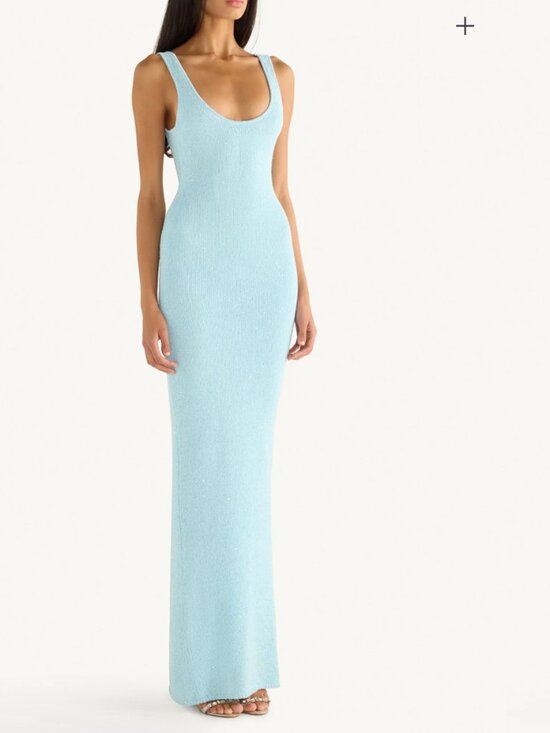Asta Resort Dresses & Skirts - Asta Resort Ana Dress - Baia Blue Sequin